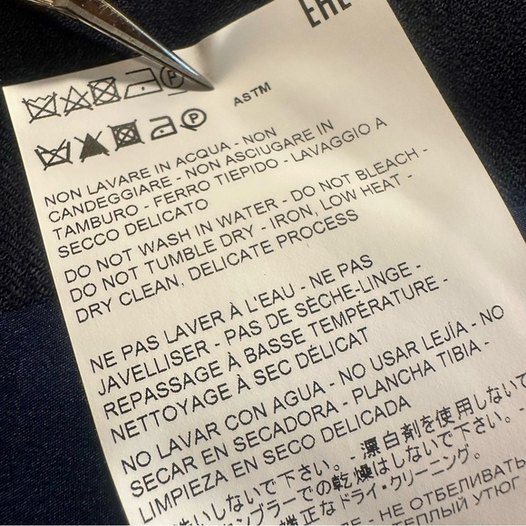 NWOT Michael Kors Collection ‘Spencer’ Cropped Blazer in Navy Blue “Midnight” 6 - Picture 12 of 16